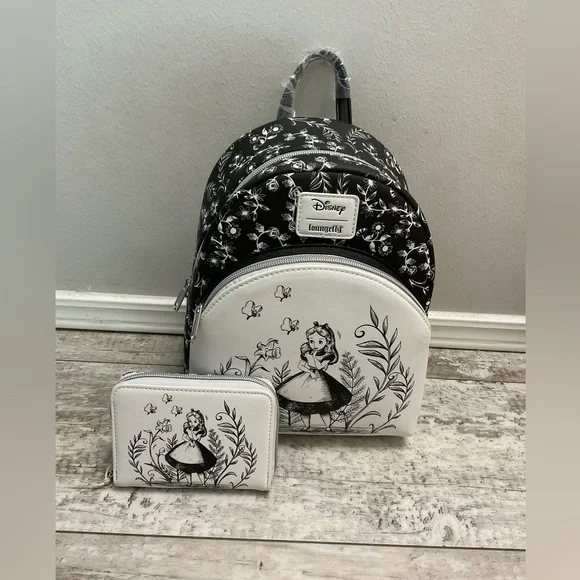 Loungefly | Bags | Nwt Loungefly Alice In Wonderland Black  display picture 3
